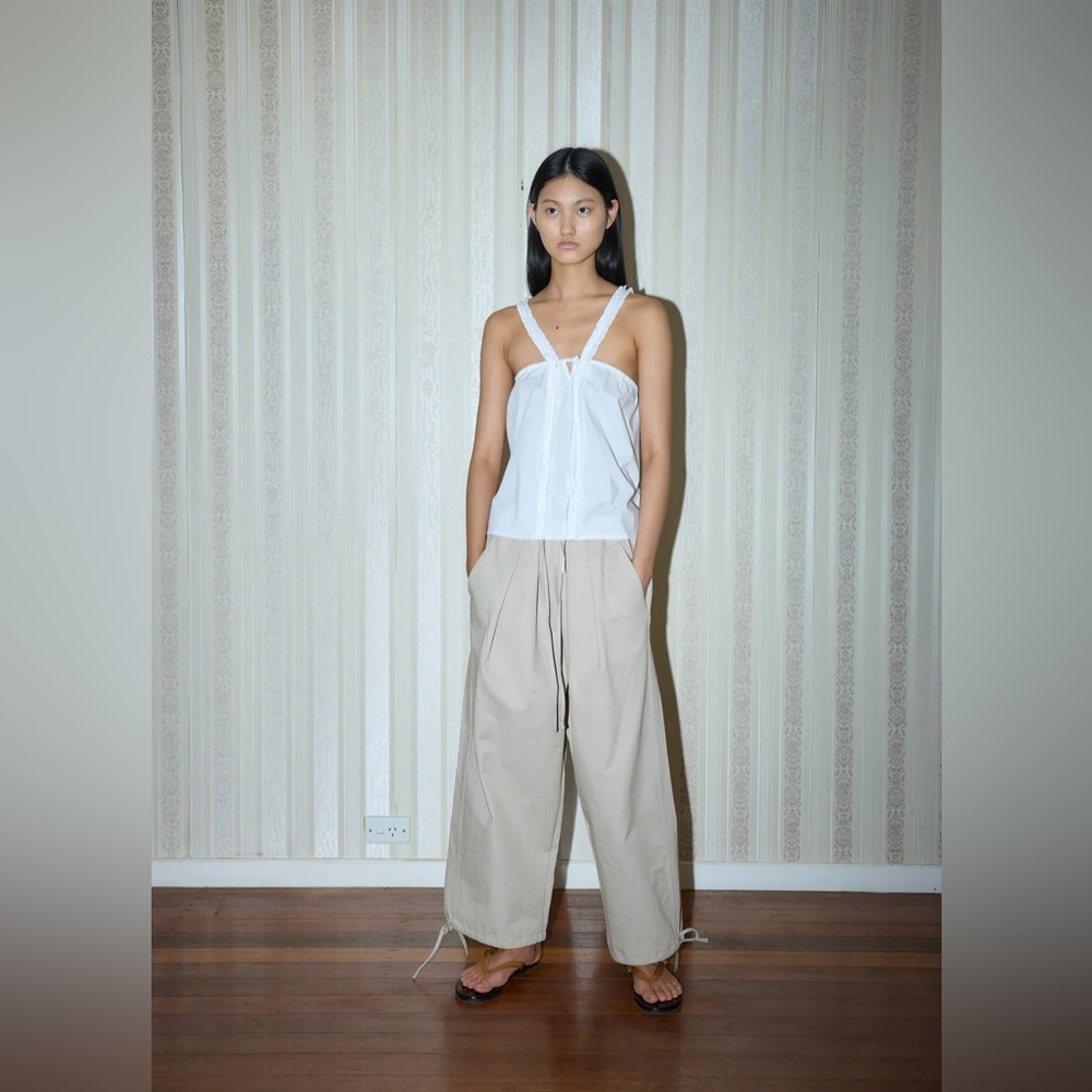 DEIJI Studios Drawcord Wide Leg Pant